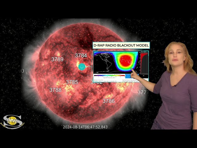 An Earth-Directed Solar Storm with New Regions Peeking | Space Weather Spotlight 15 August 2024