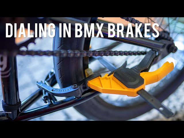 DIALING IN BMX BRAKES!