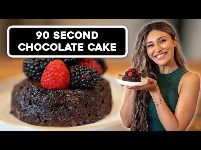 Chocolate Cake in 90 Seconds!? Low Carb, Keto and Weight Loss Friendly!