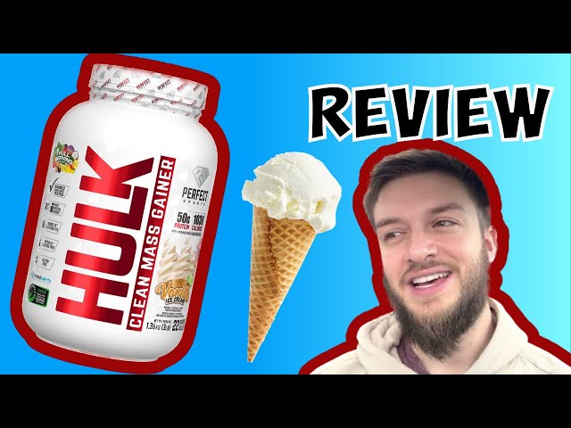 Perfect Sports Hulk Clean Mass Gainer Vanilla Ice Cream review