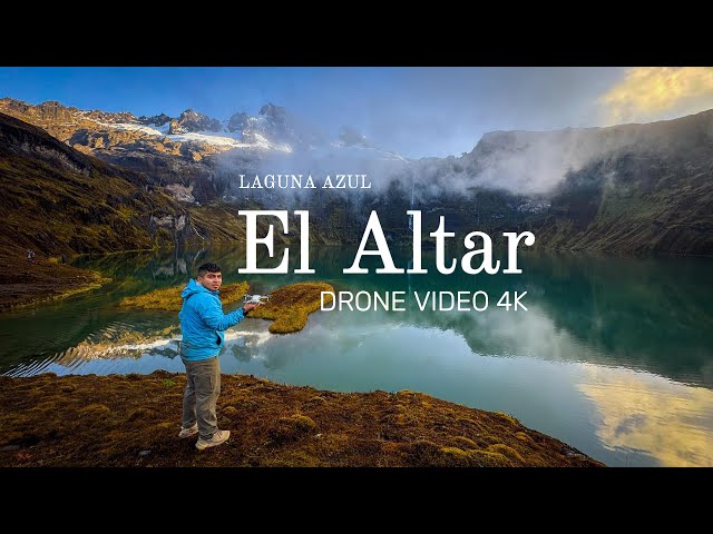 EL ALTAR DRONE VIDEO (LAGUNA AZUL)  | EXPEDICIÓN AL VOLCÁN MÁS GRANDE DEL ECUADOR