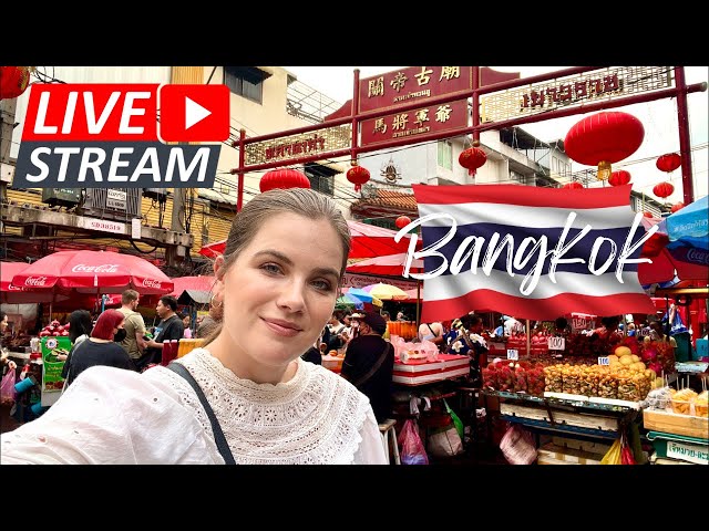 Get Lost With Me In Bangkok’s Chinatown LIVE