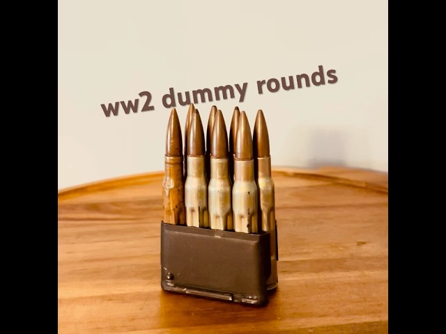 World War II dummy rounds #history #ww2 #worldwar2 ￼