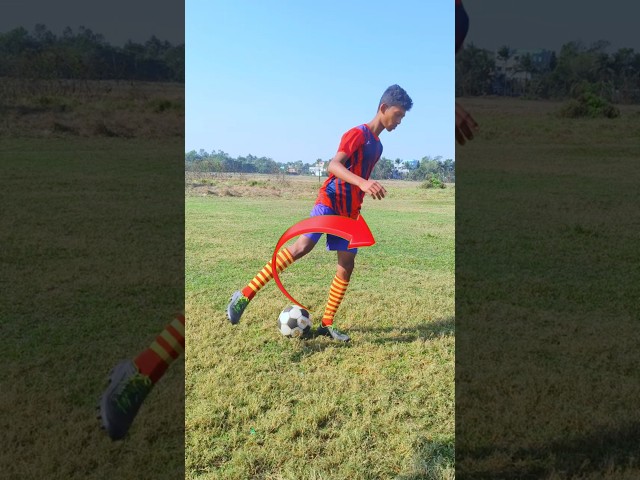 Futbol me fake shot kaise mare?😱। How to shoot futbol fake shot ? ⚽|#football #skills #viralshort