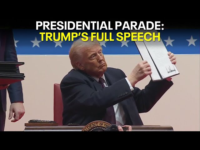 Donald Trump Presidential Parade: FULL SPEECH