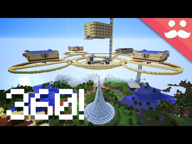 Explore My Hermitcraft Base in Person! [4K 360' Video!]