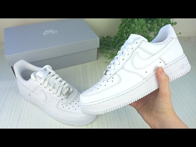 Nike Air Force 1 ON FEET + UNBOXING Review (All White Low '07)