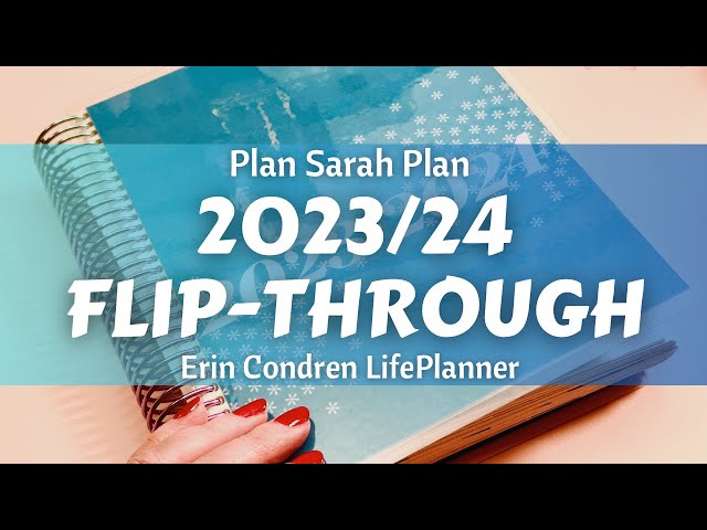 2023/24 FLIP-THROUGH! | Erin Condren Chunky Full LifePlanner