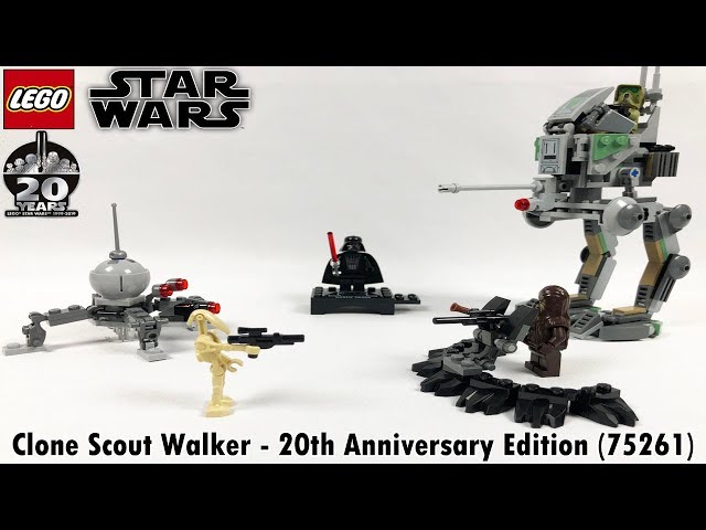 Lego Star Wars Clone Scout Walker (75261) Review! - 20th Anniversary