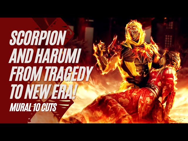 The Story of Scorpion and Harumi Shirai in Mortal Kombat. First Timelines and the New Era in MK1