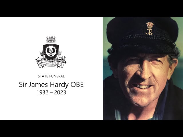 State Funeral: Sir James Hardy OBE