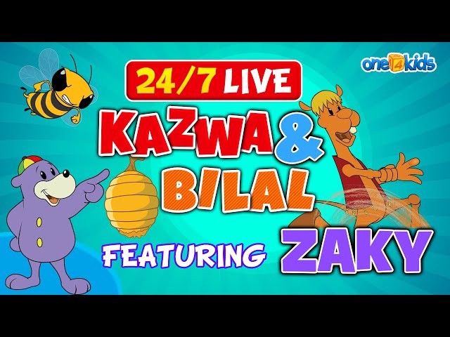 🔴24/7 Kazwa & Bilal Episodes | Featuring Zaky 🔴