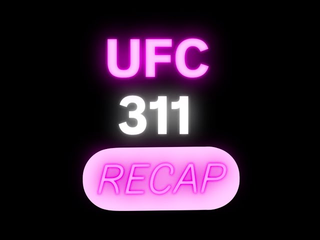 UFC 311 Prediction Review.