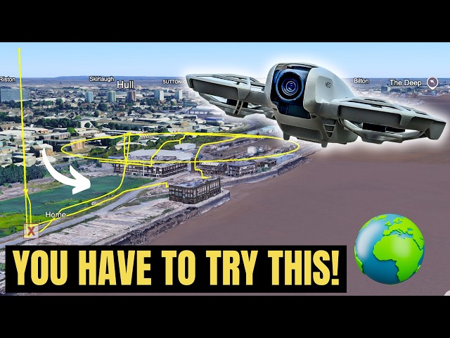 Unlock 3D DJI Drone Flight Views in Google Earth! 😱🌍