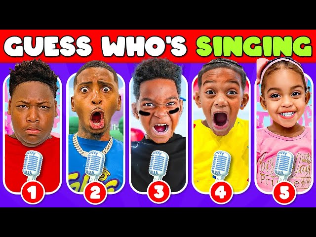 Guess The SONG In 3 SECONDS 🔊🎶 (Funny Mike, Prince Family, Trench Family, FamousTubeFamily, Kinigra)