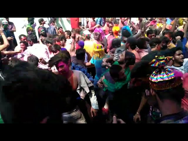 2018 Holi in Assi Ghat Varanasi