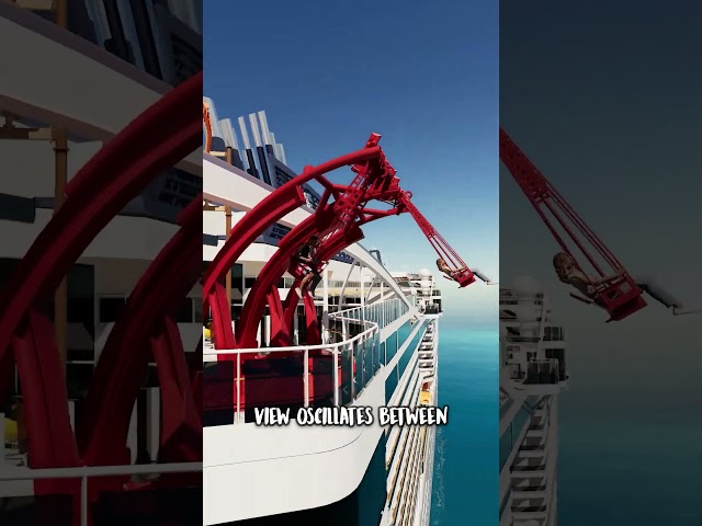 New Cliffhanger Ride on MSC World America Will Dangle Riders 50 Meters Above the Ocean #msccruises