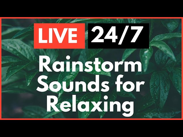 Is Rain Sound REALLY Better Than White Noise for Sleeping? #relaxation #24/7live