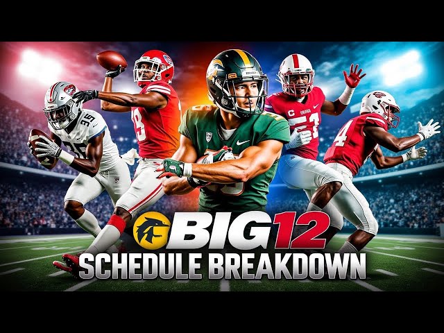 2025 Big 12 Football Schedule: Holy War, ASU's Easy Path & Texas Showdowns!