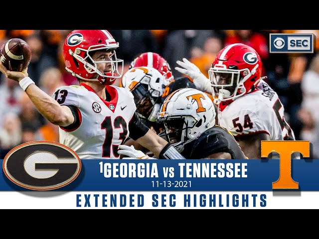 #1 Georgia vs Tennessee: Extended Highlights | CBS Sports HQ