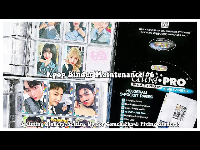 Kpop Binder Maintenance #6 (Part 1) ✰ Setting Up For Nayeon & Eunbi, & Adding A New Binder!