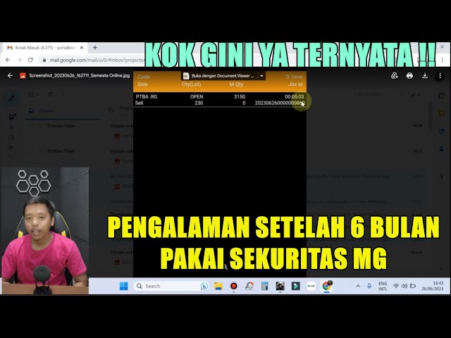 KOK gini ternyata !! Pengalaman setelah 6 Bulan pake sekuritas MG