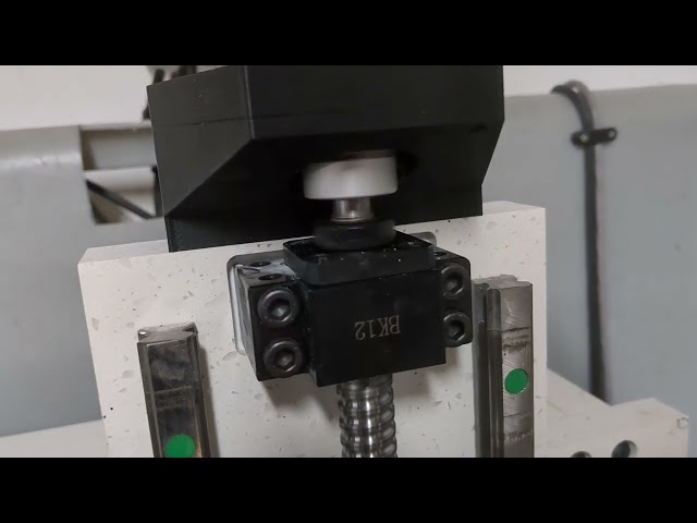 Kitchen worktop CNC machine running first g-code