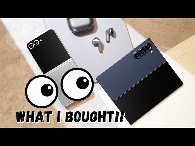 Samsung Z Fold/Z Flip 6 Event Recap: What I Bought!