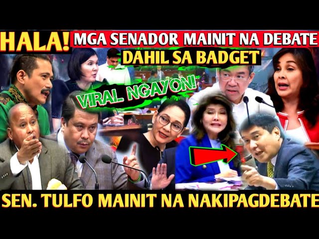 Naku po! Mainit na bangayan debate ng mga senador!