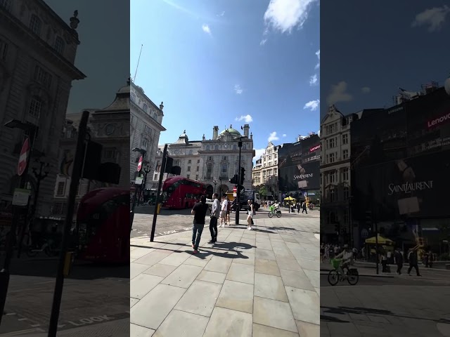 Sunny Day at London's Piccadilly Circus 4K HDR #London #piccadillycircus #unitedkingdom #england