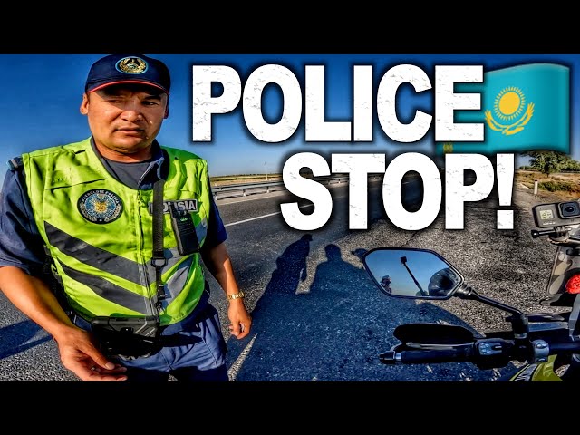 KAZAKH Police Stop Us for Questioning! 🇰🇿 [S5-E42]