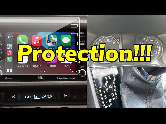 Avoid screen damage: Toyota Tacoma infotainment protection