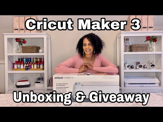 The New Cricut Maker 3 Full Unboxing and Set Up! | Giveaway!!!