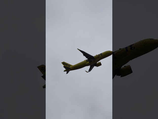 Airbus A320-271N - Spirit Airlines overhead pass - N925NK Burbank airport #aviation #avgeek #airbus