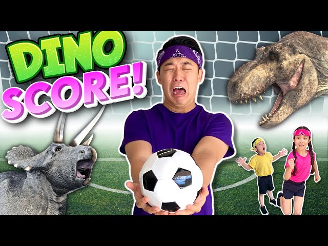 🦖⚽ DINOSAUR Soccer Workout | Football Drills + Brain Break from the MOJO App