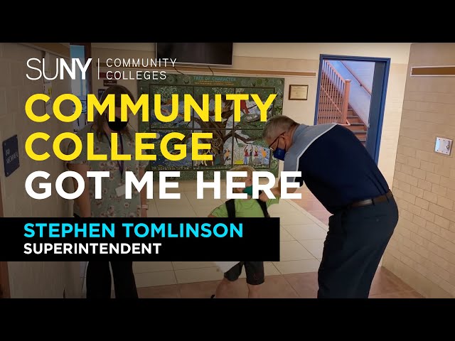 Stephen Tomlinson, Superintendent | Fulton-Montgomery Community College | #CommunityCollegeGotMeHere