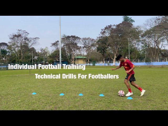 Individual Football Training || Technical Drills For Footballers #k7straining #asmrfootball#football