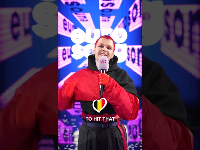 Strobe Lights up! 🇧🇪 Belgium's #Eurovision2025 artist Red Sebastian has a message for us 🙋🏻‍♂️