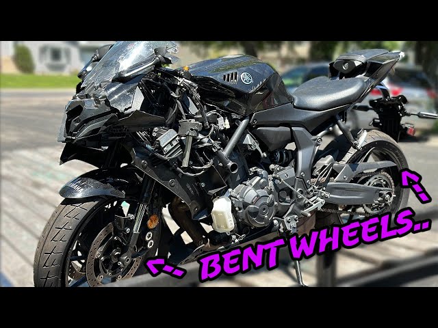 Rebuilding A Wrecked 2023 Yamaha R7!!