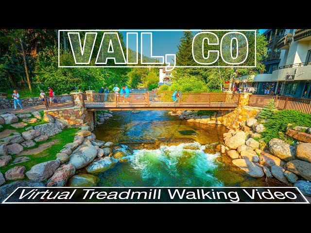 Walk with Me Through Vail Colorado's Hidden Gems! - 4k City Walks for Treadmill Scenery