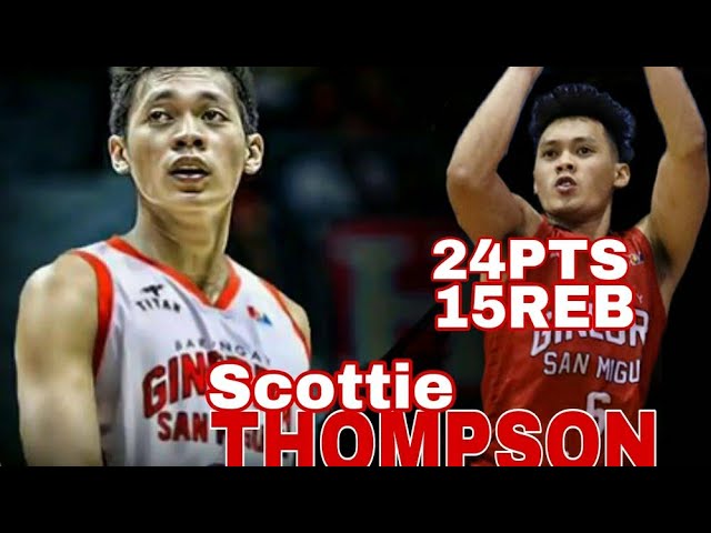 Scottie Thompson Highlights | 24Pts 15Reb | Ginebra vs SMB | Oct.04 2016 | Throwback Highlights