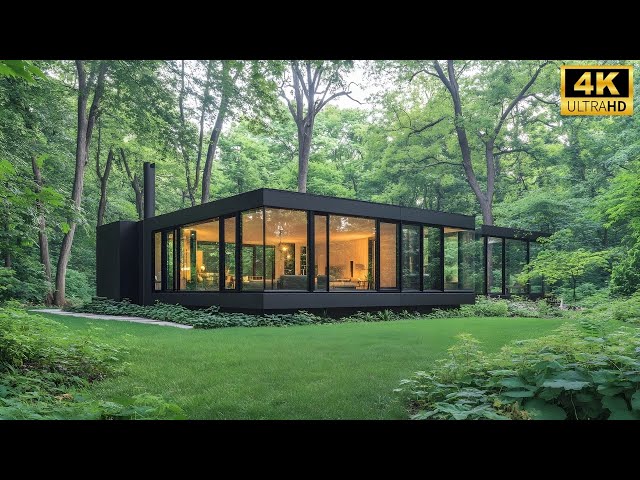 This Modern Forest Cabin Will Captivate You – Cozy Living in the Woods 🌲