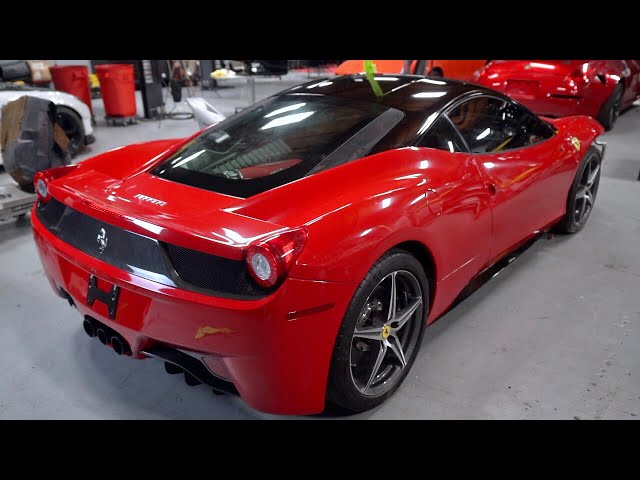 The Ferrari 458 is OFFICIALLY RED!!