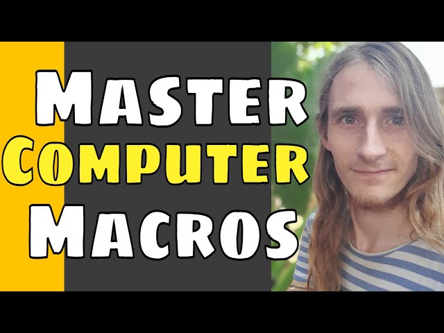 Jack Pitman's Macro Course - Guide to Make Computer Macros