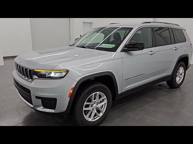 2023 JEEP GRAND CHEROKEE L LAREDO LUXURY TECH GROUP I SILVER 4K WALKAROUND 15048Z SOLD!