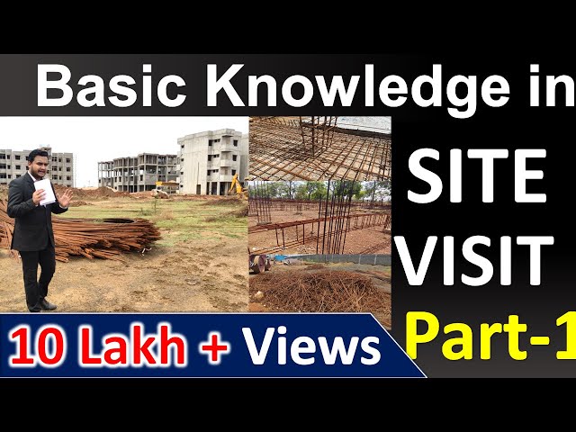 Basic Knowledge in Site Visit for CIVIL ENGINEER #civilguruji