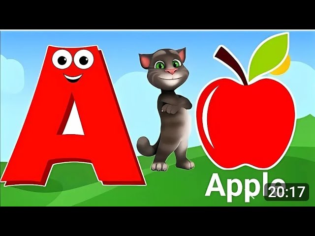 A for apple b for bus , abcd kids song, abcd rhymes video, abcd learning, | #kidstvenglish1