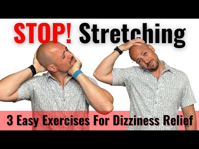 Stop Stretching! 3 Simple Exercises for Instant Cervicogenic Dizziness and Headache Relief | Dr.Posa