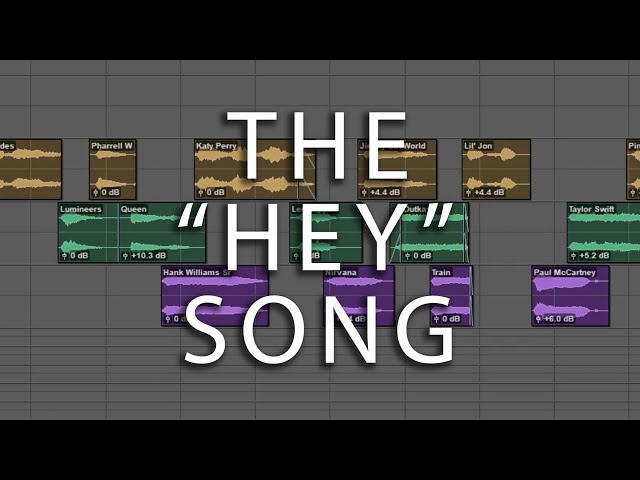 A song made entirely of artists singing "Hey"