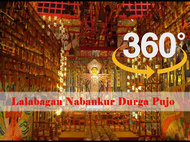 Lalabagan Nabankur 360 Vr | 5.7K resolution | Virtual Reality Durga Pujo | Durga Pujo 2021|